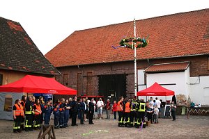 Maibaum gesetzt