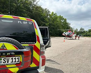 Bikerunfall am Kyffh&auml;user