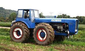 Landwirt Friedrich Wilhelm Steinemann aus Berga voll im Einsatz