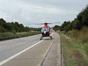 Unfall auf der Autobahn
