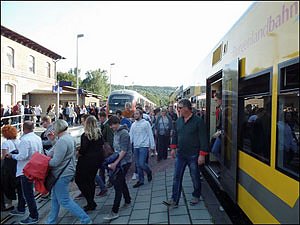 Bild: Sonderz&uuml;ge zum Winzerfest Freyburg