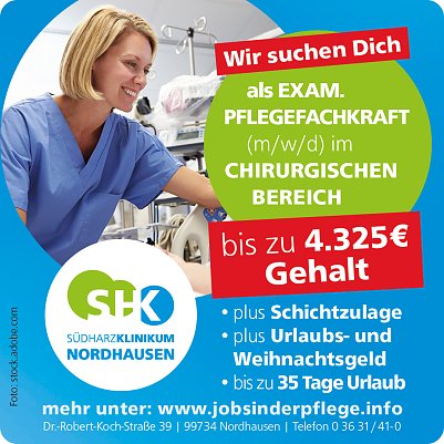 S&uuml;dharz Klinikum Nordhausen (Foto: SHK)