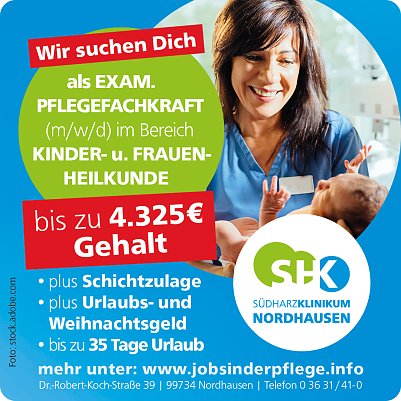 S&uuml;dharz Klinikum Nordhausen (Foto: SHK)