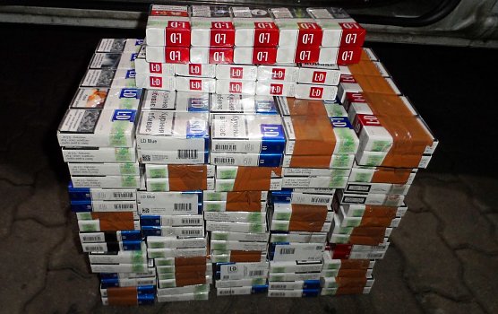 Zigaretten sichergestellt (Foto: Zoll)
