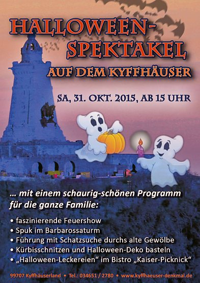 Halloween-Spektakel auf dem Kyffh&auml;user (Foto: Stadtmarketing Bad Frankenhausen)