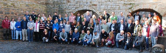 Rund 100 Fledermauskundler nahmen an der dreit&auml;gigen Konferenz auf Schloss Mansfeld teil. (Foto: Jochen Miche)