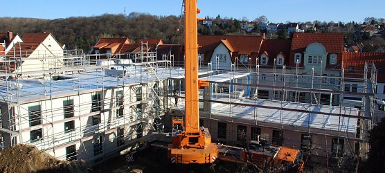 Vom J&uuml;denkegel aus gesehen werden die Geb&auml;ude auf der Ostseite des Freimarktes bald nicht mehr zu sehen sein. (Foto: Jochen Miche)