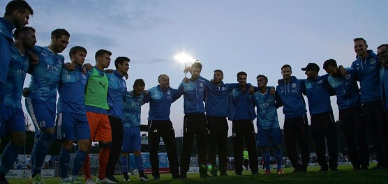 Am Ende ein gl&uuml;ckliches 1:0 (Foto: Bernd Peter)