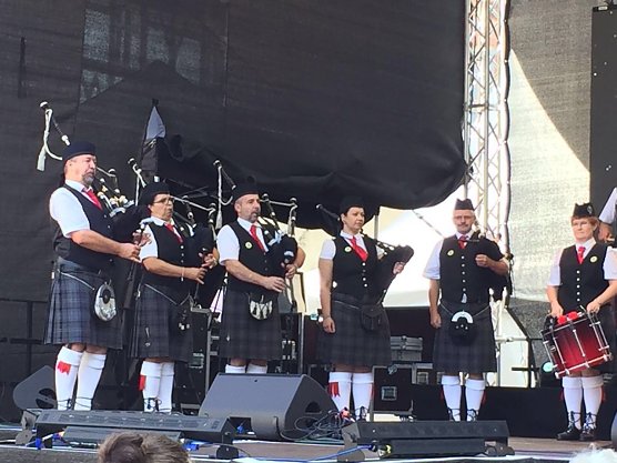 Die Band zum SAT2016 auf der MDR-B&uuml;hne (Foto: Band)