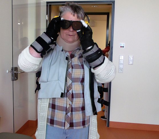 Beim Test des Lebens als 90 J&auml;hrige (Foto: eine nette Physiotherapeutin)