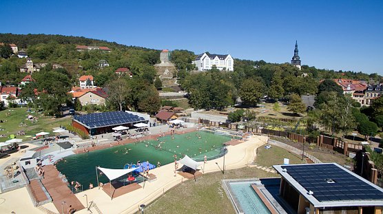Saisoner&ouml;ffnung � Willkommen im Solewasser-Vitalpark (Foto: Stadtmarketing Bad Frankenhausen)