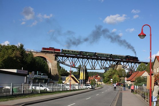 Viadukt in Leimbach (Foto: Mansfelder Bergwersbahn, Kurt Beyer)
