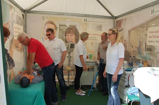 Helios-Stand zum SAT (Foto: Dagmar Mansfeldt)