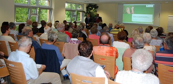 Vortrag in der Helios-Klinik Hettstedt (Foto: Dagmar Mansfeldt)