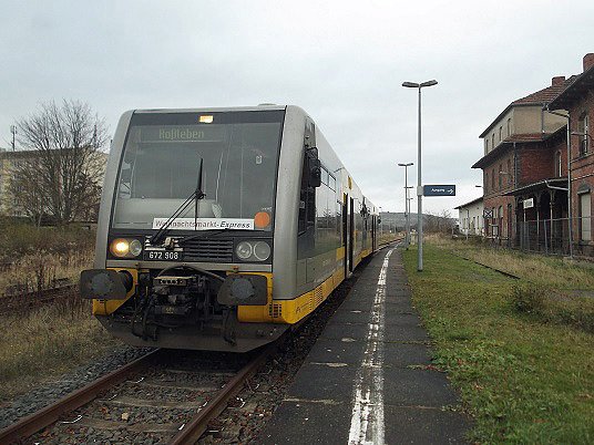 Weihnachtsmarkt-Express nach Naumburg (Foto: IG Unstrutbahn)