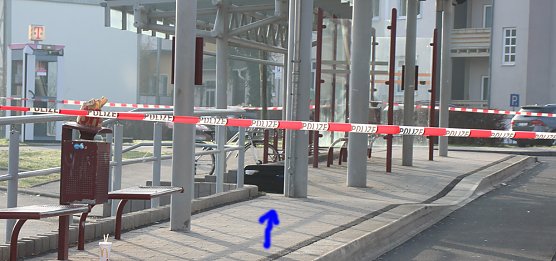 Herrenloser Koffer in Sondershausen (Foto: Karl-Heinz Herrmann)