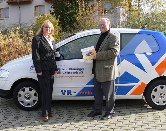 Lohn f&uuml;r ehrenamtliche Arbeit (Foto: Nordth&uuml;ringer Volksbank)