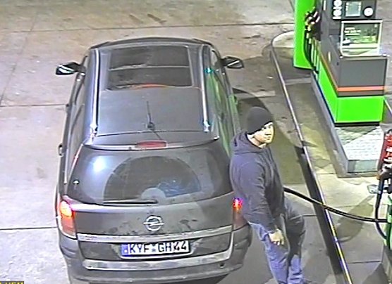 Wer kennt diesen Tankbetr&uuml;ger? (Foto: Polizeiinspektion Kyffh&auml;userkreis)