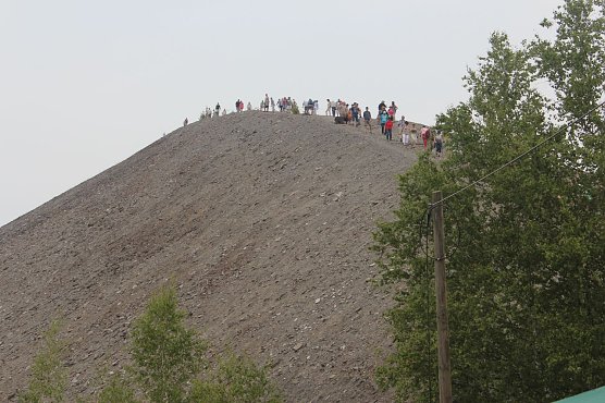 Haldenbesteigung  (Foto: Mansfeld-S&uuml;dharz )