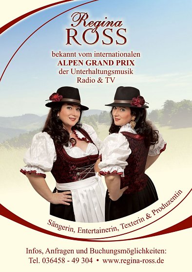 Regina Ross am Kyffh&auml;user-Denkmal (Foto: Stadtmarketing Bad Frankenhausen)