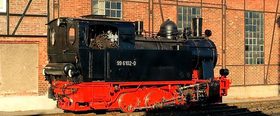 Sie ist zur&uuml;ck: Am 13.11. kehrte 99 6102 alias Fiffi in den Harz zur&uuml;ck. Ab dem kommenden Sommer soll sie als rollf&auml;higes Exponat f&uuml;r Austellungen zur Verf&uuml;gung stehen (Foto: HSB/Stefan G&ouml;bel)