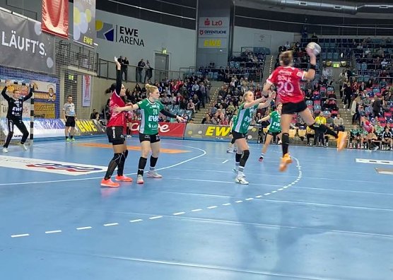 Ausw&auml;rtsaufgabe gemeistert (Foto: Th&uuml;ringer HC)