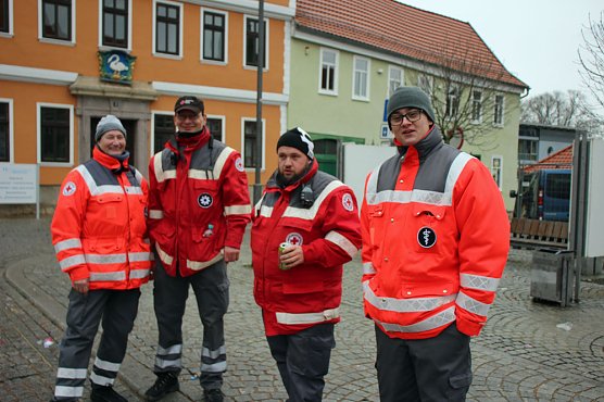 Rosenmontag auf dem Markt Sondershausen (Foto: Karl-Heinz Herrmann)
