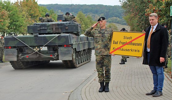 Panzerkompanie in Bad Frankenhausen verabschiedet  (Foto: Karl-Heinz Herrmann)