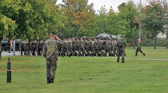 Panzerkompanie in Bad Frankenhausen verabschiedet  (Foto: Karl-Heinz Herrmann)