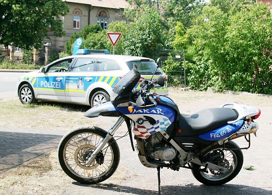 Der Bundesverband der Motorradfahrer war heute wieder in Kelbra zu Gast (Foto: Ulrich Reinboth)
