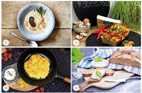 Vier herbstliche Gerichte f&uuml;r des Deutschen liebste Knolle (Foto: KMG Kartoffelmarketing)