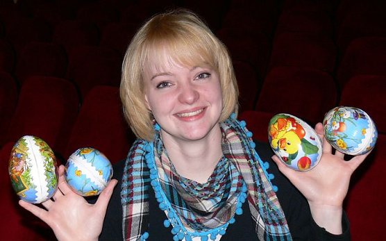 Assistentin des Osterhasen (Foto: I. K&uuml;hn)