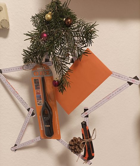 Weihnachtsstern für Handwerker (Foto: Thomas Leipold) Weihnachtsstern für Handwerker (Foto: Thomas Leipold)