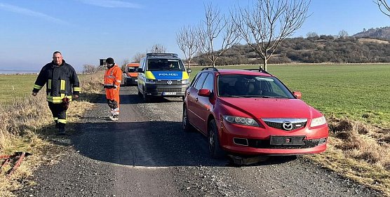 Das Fluchtfahrzeug (Foto: S. Dietzel/Dietzel)