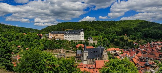 Bild: Das grandios in den Harzer Mischwald gebettete Stolberg kann dank einer Initiative der Standortmarketing Mansfeld-S&uuml;dharz GmbH bald mittels Touristen-App per Handy erkundet werden. Und das Sch&ouml;nste daran: Die App ist kostenlos.
