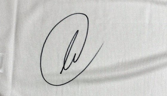 Bild: Unterschrift von Thomas M&uuml;ller