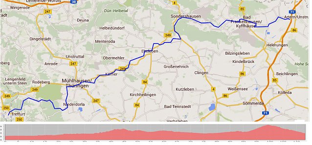 Bild: Unstrut-Werra-Radweg &uuml;bergeben