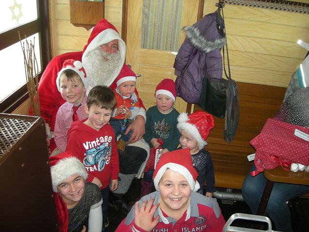 Bild: Nikolaus und 7 Zwerge