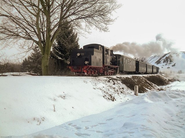 Bild: Winterzauber im Mansfelder Land
