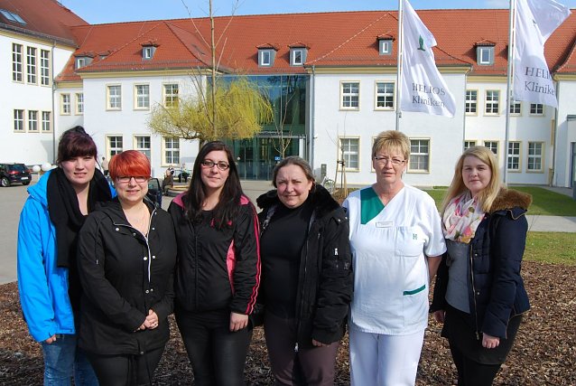 Bild: Azubis der Helios-Kliniken Eisleben und Hettstedt