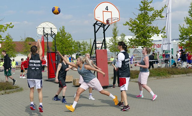Bild: Artern � Hochburg des Streetbasketballs in Th&uuml;ringen