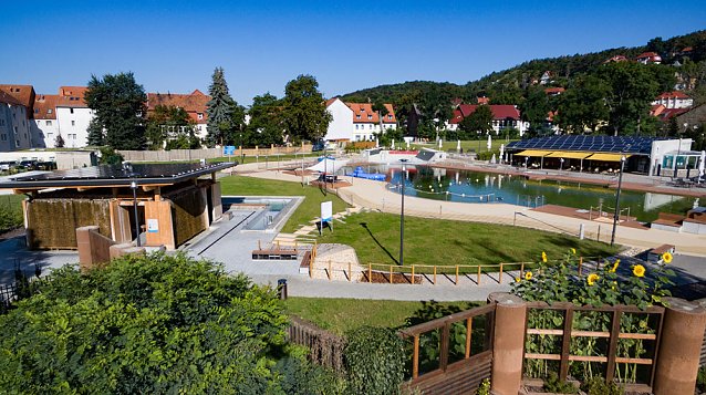 Bild: Abbaden im Solewasser-Vitalpark Bad Frankenhausen