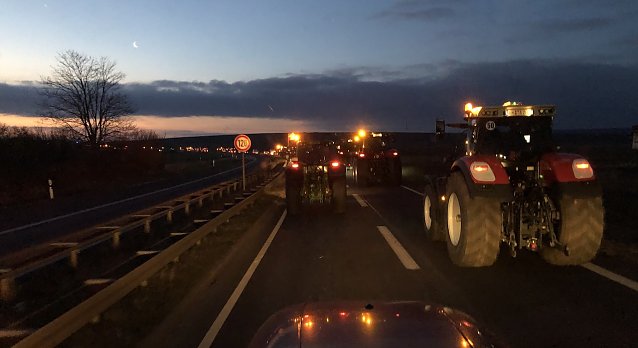 Bild: Bauern wollen heute ein Lichtzeichen setzen