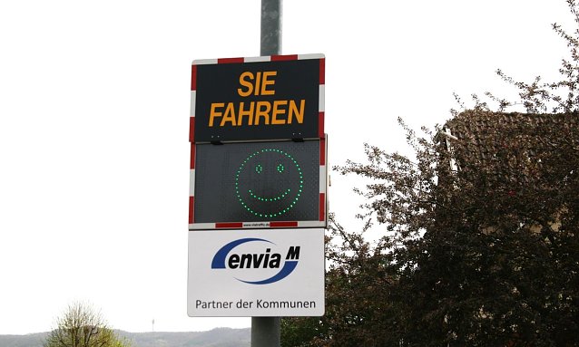 Bild: Neue Anzeige angebracht 