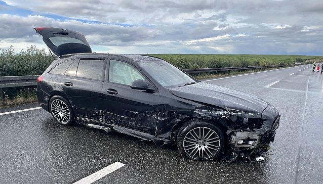 Bild: Unfall auf der A38