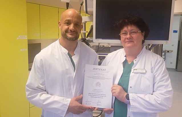 Bild: Auszeichnung f&uuml;r die Neust&auml;dter Lungenklinik