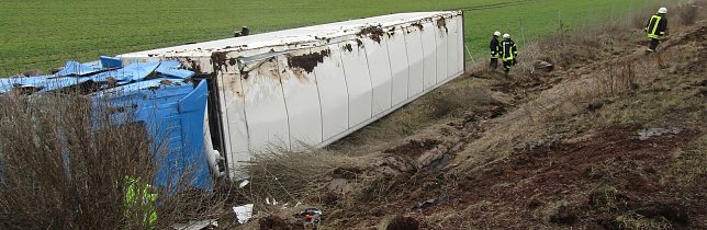 Bild: Abgerutscht und &uuml;berschlagen