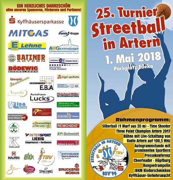 Bild: 25. Streetbasketball-Turnier in Vorbereitung