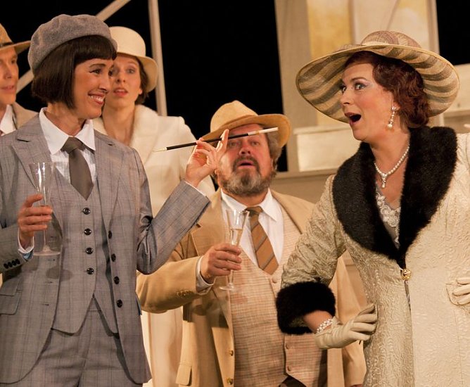 Die Gr&auml;fin gibt sich die Ehre (Foto: R. Obst)