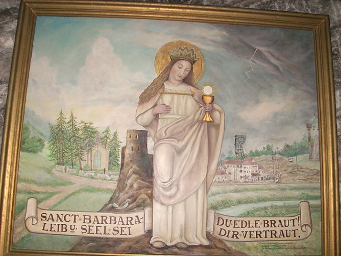 Gem&auml;lde im Besucherbergwerk Sondershausen (Foto: Karl-Heinz Herrmann)